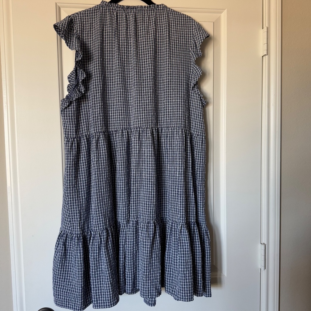Draper James Connie Flutter Sleeve Gingham Dress … - image 3